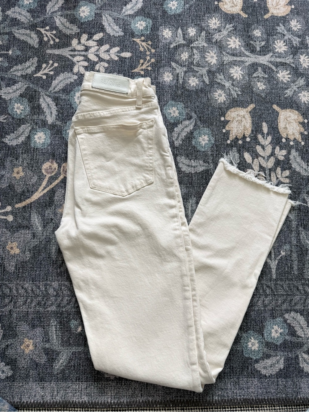 Re/Done High-Rise split hem Jeans